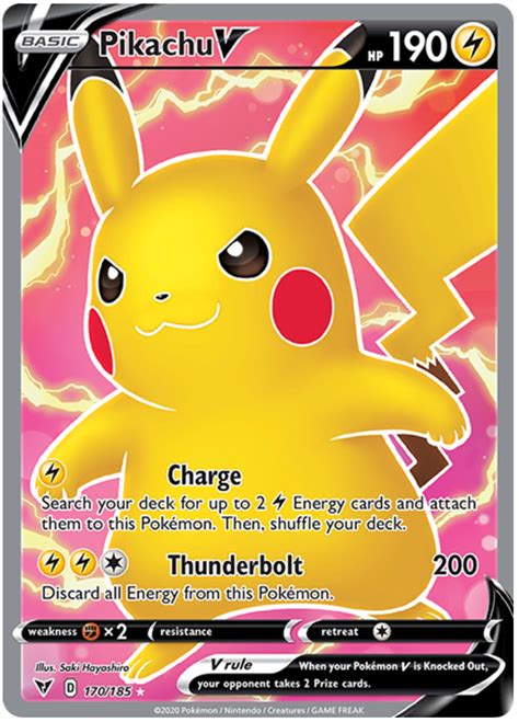 pikachu  vivid voltage  pokemon card