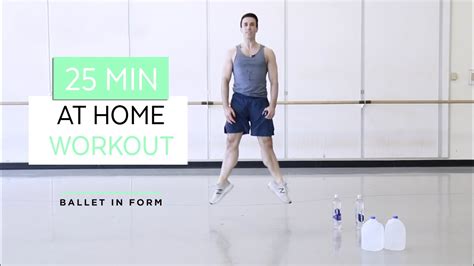 25 Minute At Home Workout For Dancers Ballet In Form Youtube