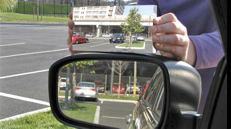 this car mirror works like a flat disco ball to completely eliminate blind spots gizmodo australia