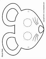 Printable Mask Mouse Animal Masks Template Templates Coloring Pages Printables Kids Firstpalette Crafts Color Colouring Choose Board sketch template