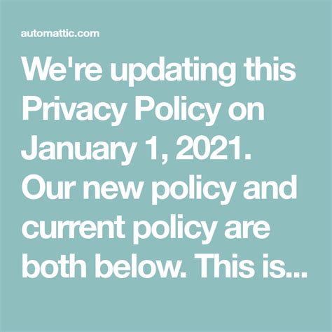 updating  privacy policy  january     policy