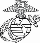 Marine Coloring Pages Corps Usmc Color Printable Marines Getcolorings Print Wonderful sketch template