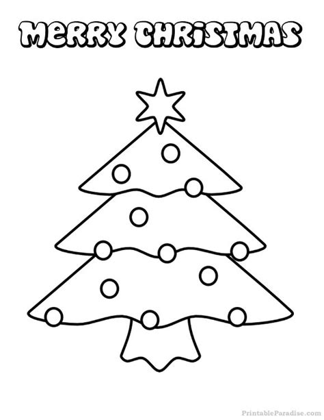 printable christmas tree christmas coloring page christmas tree