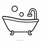 Bathtub Banheira Tub Bañera Pages Ducha Ultracoloringpages sketch template