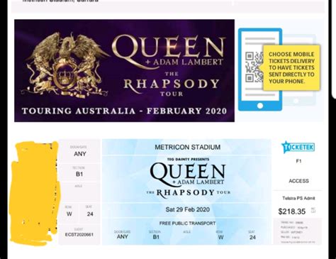 queen ticket  sale  gumtree australia gold coast city surfers paradise