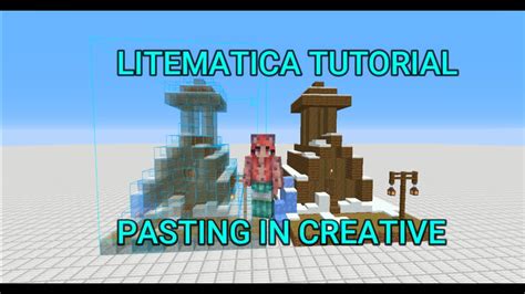 litematica   paste  schematic  instantly  solid blocks minecraft youtube