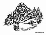 Abominable Coloring Snowman Pages Colormegood Fantasy sketch template