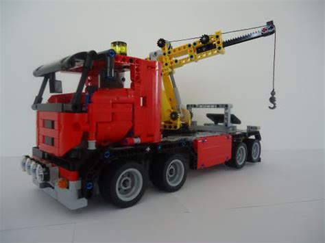 lego moc mini crane truck   jugsiv rebrickable build  lego
