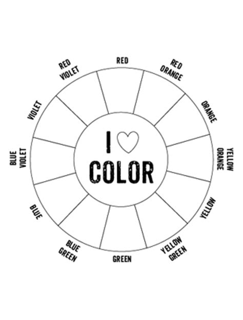 images  blank color wheel worksheet blank color wheel chart