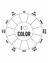 Wheel Color Blank Printable Chart Worksheet Coloring Kids Colour Template Primary Colors Secondary Tertiary Printables Wheels Sheet Worksheeto Colorful Painting sketch template