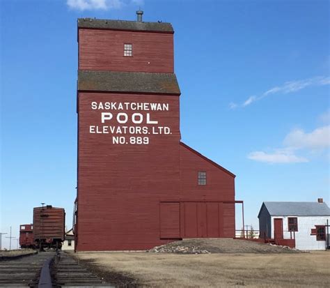 rural landmarks wooden grain elevators  disappearing