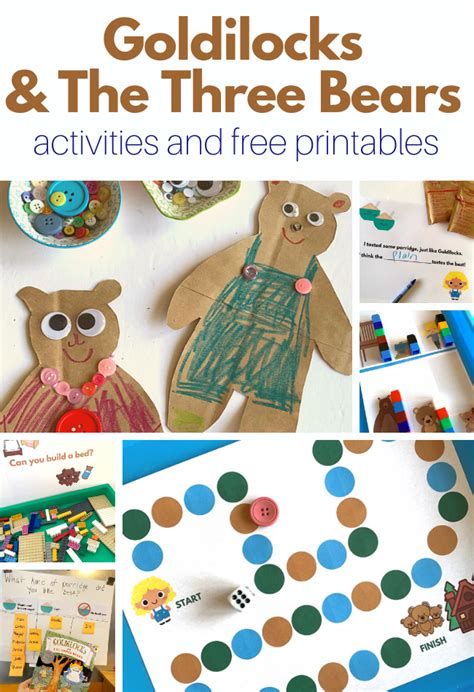 Goldilocks And The Three Bears Activities And Printables