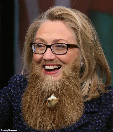 hairy hillary clinton with a beard pictures freaking news