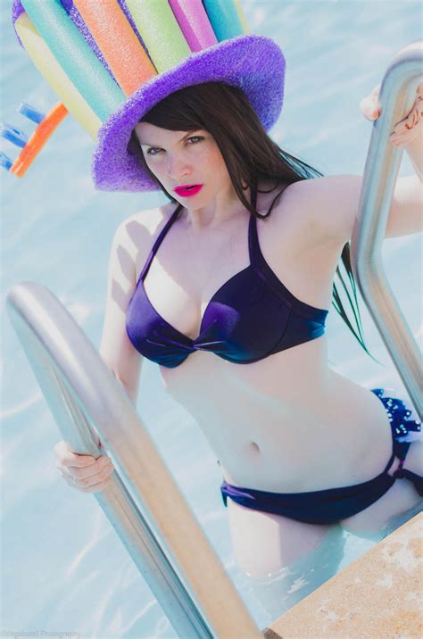 Pool Party Caitlyn Cosplay League Of Legends By Zaecat On