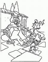 Moody Pinocchio Pinocho Lobo Judy Coloringhome Choisir sketch template