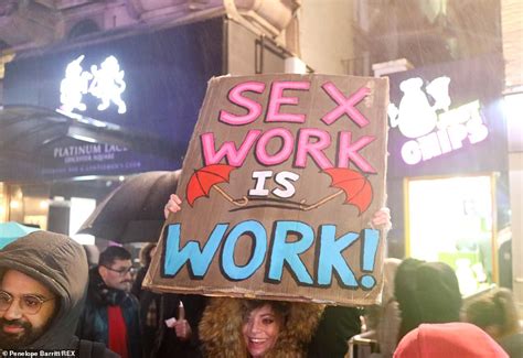 Women Take To London S Street To Protest About Sex Worker