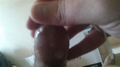 My Freshly Shaved Tight Foreskin Phimosis Cock And Cum