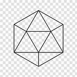 Icosahedron Polyhedron Solid sketch template