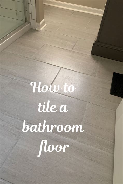 Do You Want To Learn How To Lay Tile On A Bathroom Floor