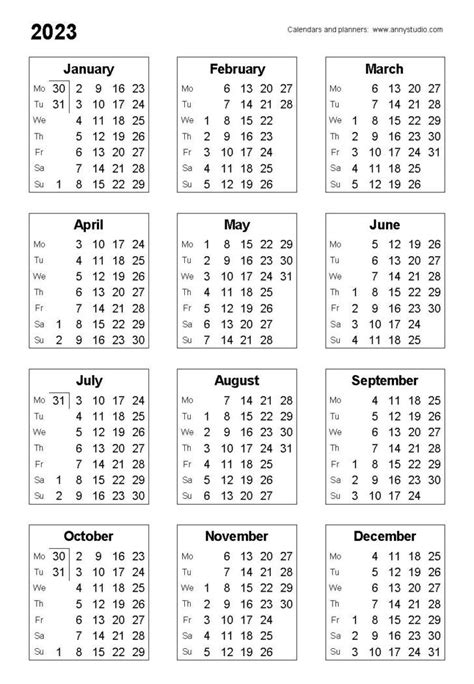 printable wallet size calendar printable calendar design