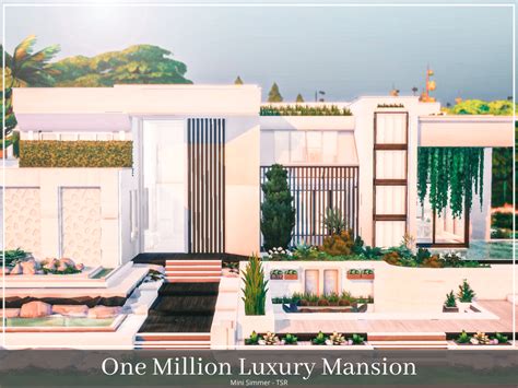 maxis match cc world mansions luxury mansions modern lake house