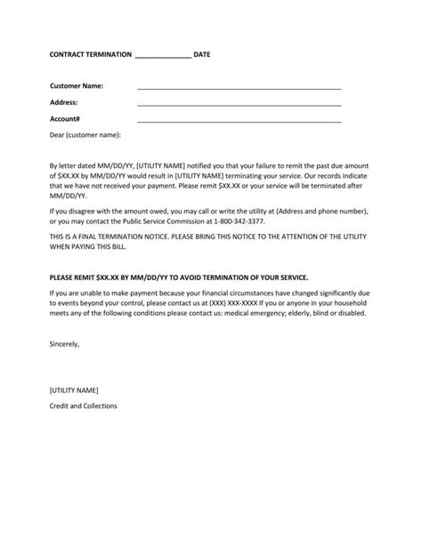 35 perfect termination letter samples [lease employee contract]