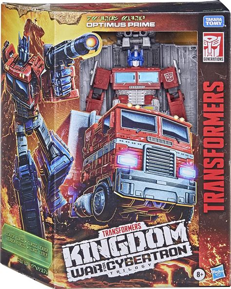 transformers war  cybertron kingdom leader optimus prime kapow toys