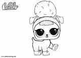 Lol Surprise Coloring Pages Pets Hoops Dogg Printable Kids Adults sketch template