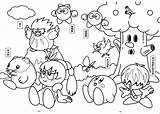 Kirby Coloring Pages Printable Print sketch template