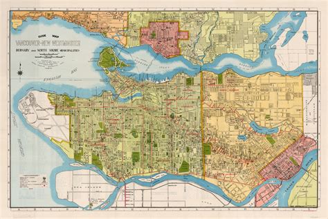vancouver historic maps  plans