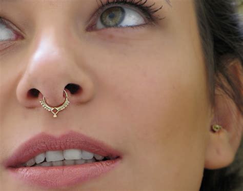 septum piercing information pain aftercare jewelry cost body piercing magazine