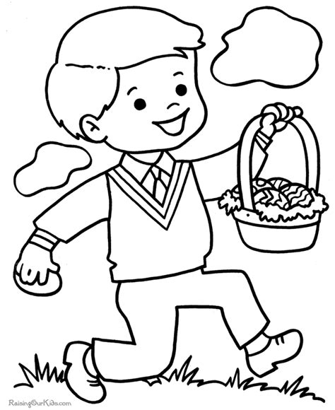 easter coloring pages  preschoolers