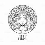 Zodiac Virgo Horoscope Zodiak Istockphoto 30seconds Calendar Libra Ramalan Rabu Senin Februari Signo sketch template