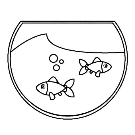 printable fish tank coloring page  printable coloring pages