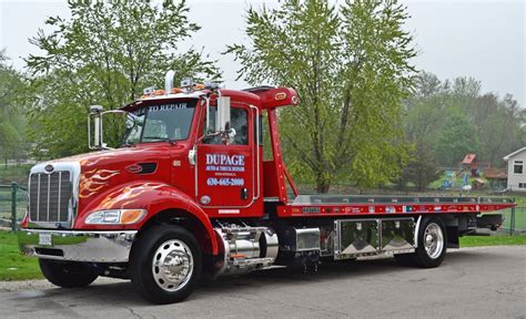 gorgeous medium duty peterbilt flatbed tow truck   house towing yelp