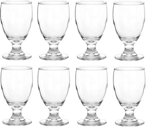 Epure Cremona Collection 8 Piece Water Goblet Glass Set Strong
