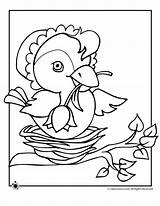Spring Coloring Chick Printer Send Button Special Print Only Use Click sketch template