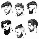 Cortes Barba Cabelo Cabello Corte Masculinos Barbas Nombres Hair Homem Cabelos Modaparahomens Penteados Corto sketch template