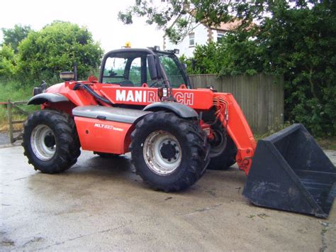 manitou mlt  turbo maniscopic forklift  sold