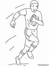 Rugby Coloring Pages Popular Getdrawings sketch template