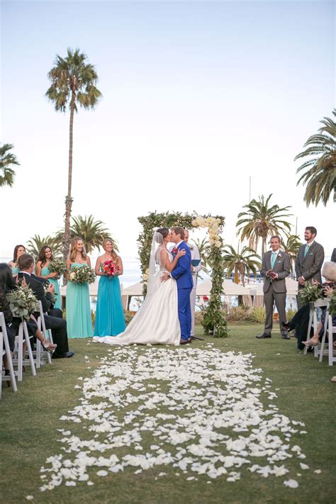 Vibrantly Hued Catalina Island Wedding Inspired By The
