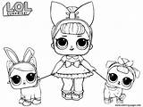 Lol Coloring Pages Doll Dolls Baby Printable Fancy Pet Kids Pets Two Print Color Sheets Bunny Ugly Colorat Bettercoloring Painting sketch template