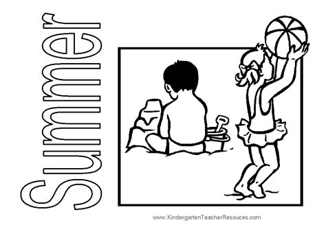 word summer coloring page clip art library