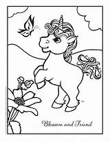Butterfly Coloring Unicorn Baby Color Pages Colouring Unicorns Pretty Bright Colors Play Butterflies Line Blossom Loves Friend Her Daisy Choose sketch template