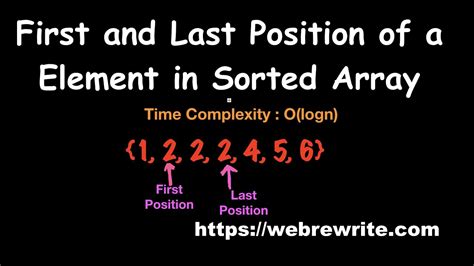 find first and last position of element in sorted array java code images