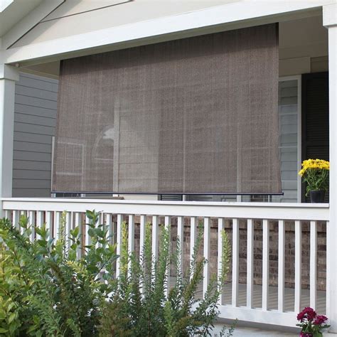 roll  shade outdoor window patio blind exterior sun deck porch roller shades home garden