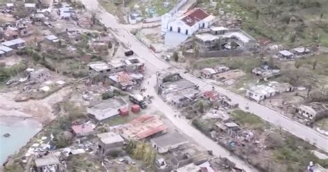 devastating footage of hurricane matthew aftermath that killed hundreds by flattening entire