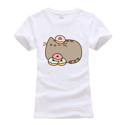 cute cat camisetas short sleeve tee shirt femme o neck cotton t shirts