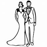 Groom Coloring Pages Drawing Couple Bride Marriage Getcolorings Getdrawings Results Silhouette Paintingvalley Collection Icons sketch template