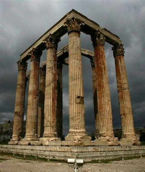 Templo Del Olimpo A Zeus Atenas Grecia Templos